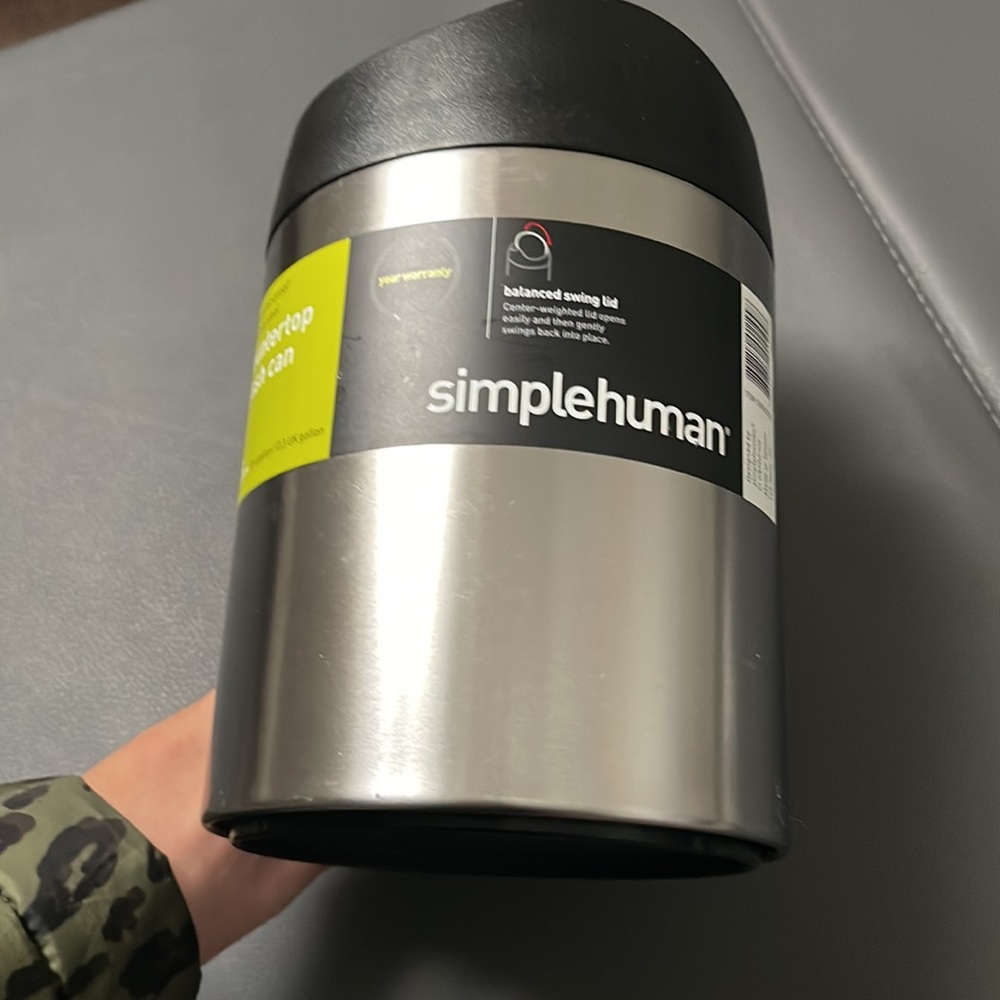 Simplehuman Countertop Trash Can - Picture 3 of 3